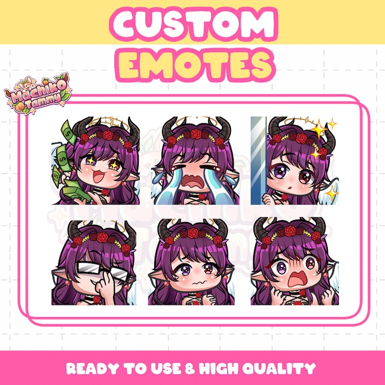Custom Twitch Emotes | Animated Emotes | Twitch Emote for streamer | YCH | Animal Emotes | Chibi Style | Kick Emotes | Discord Emotes