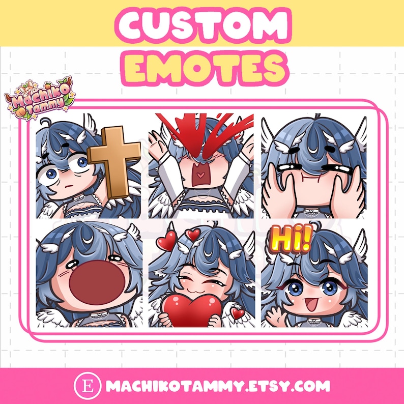 Custom Twitch Emotes | Animated Emotes | Twitch Emote for streamer | YCH | Animal Emotes | Chibi Style | Kick Emotes | Discord Emotes