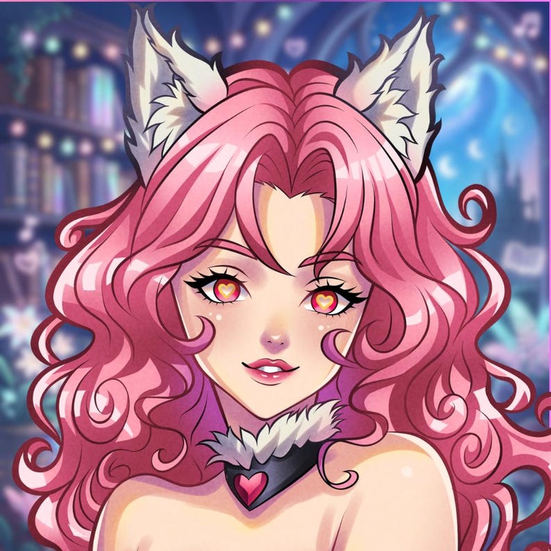 Custom PFP Art | VTuber Avatar, Character Art, Digital Illustration, Anime Portrait, Fanart, OC Design, Anime Art Commission