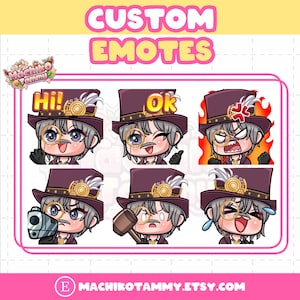 Custom Twitch Emotes | Animated Emotes | Twitch Emote for streamer | YCH | Animal Emotes | Chibi Style | Kick Emotes | Discord Emotes