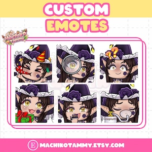 Custom Twitch Emotes | Animated Emotes | Twitch Emote for streamer | YCH | Animal Emotes | Chibi Style | Kick Emotes | Discord Emotes
