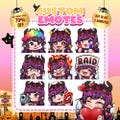 Custom Twitch Emotes: Chibi Style, Animated Options product logo