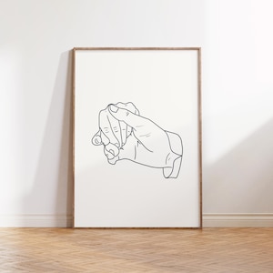 Mr. Darcy Hand Squeeze | Digital Print - Line Art, Pride & Prejudice, Pride Prejudice Wall Art
