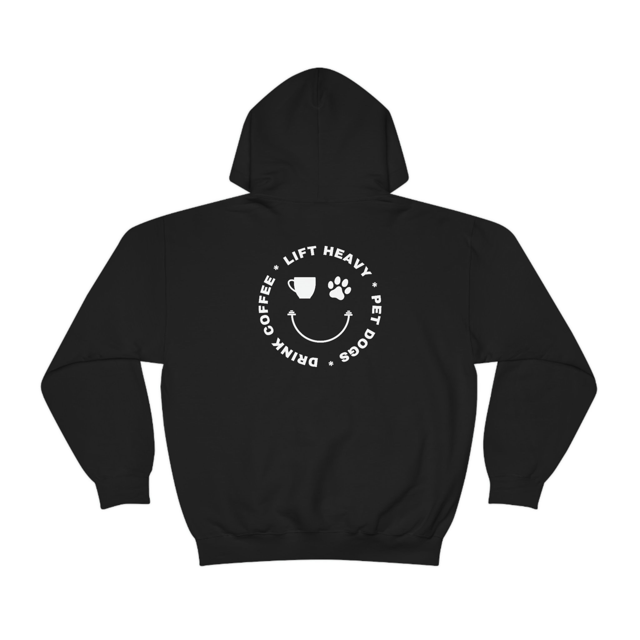 【GRAVER】23FW★ Elbow Puppy Face Smile Hoodie Amazon.com: X Eyed Smile Happy Face, Backprint Pullover