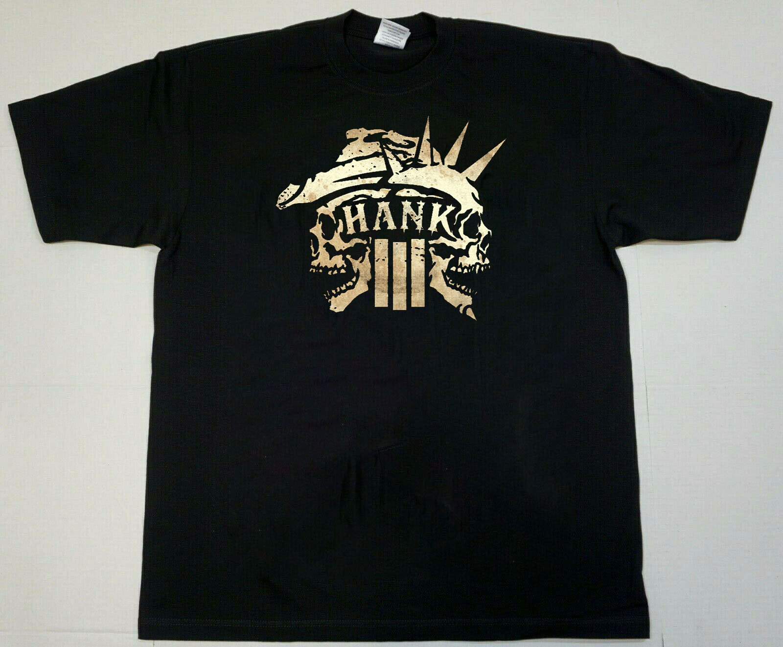 Hank williams III Hellbilly Logo black Unisex Size Tshirt