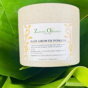 La pomada para el crecimiento del cabello Zazi retiene la humedad y estimula el crecimiento del cabello.