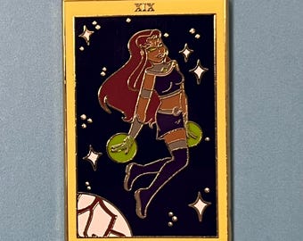 Starfire Tarot enamel pin