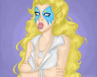 X-men Dazzler-print (LARGE)