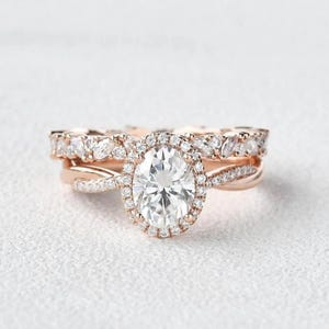 Oval Moissanite Engagement Ring: 2.5ct Sterling Silver Eternity Band