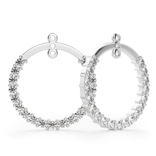 Antique Accented Round Moissanite Hoop Earrings set, Wedding Earring Anniversary Gift Huggie Hoop Earrings Surprise shops birthday gift for women
