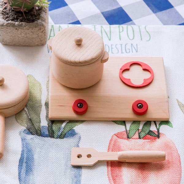 Wooden Play Kitchen Etsy