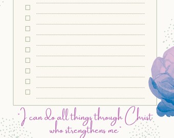 Printable to Do List - Etsy