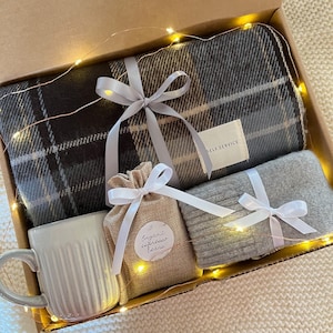 Gift box for men, thinking of you gift, recovery gift, gift box for loved one, thank you gift, warm gift, gift basket for him, Gift for Mom
