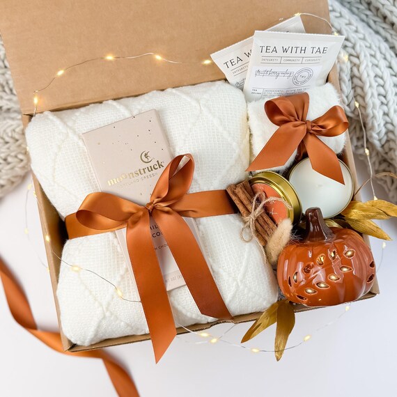 Fall Gift Box, Surgery Recovery Gifts Women, Get Well For Her, Hug In A Box
