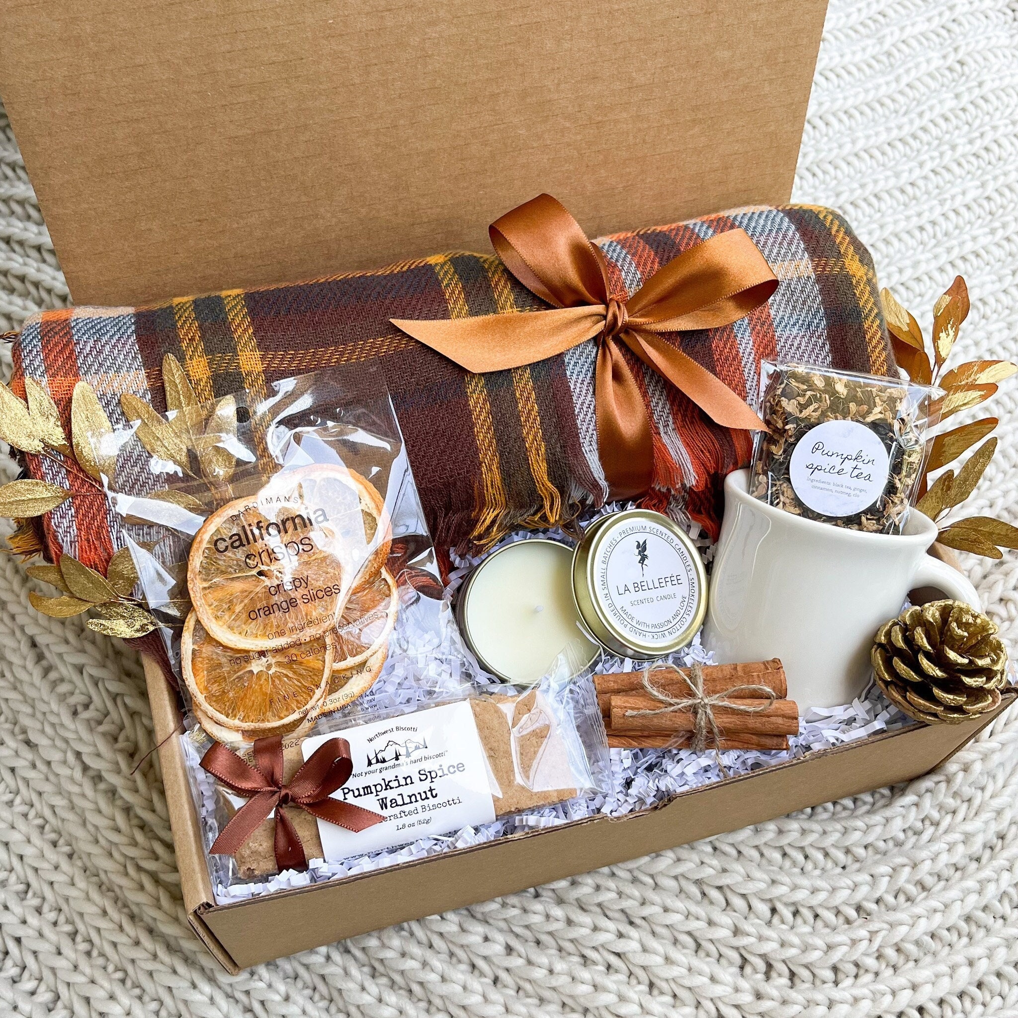 Fall Gift Box With Coffee, so Very Thankful, Cozy Gift Basket, Care  Package, Self Care Gift, Birthday Gift, Recovery Gift, Get Well Soon 