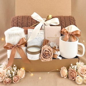 Thinking of You Gift Box, Sympathy Gift Basket, Care Package for Women, Self Care Gift, Get Well Soon Gift Box, Self Care Gift Box for Women bild 1