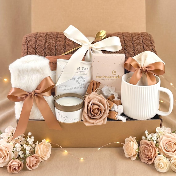 Thinking of You Gift Box, Sympathy Gift Basket, Care Package for Women, Self Care Gift, Get Well Soon Gift Box, Self Care Gift Box for Women