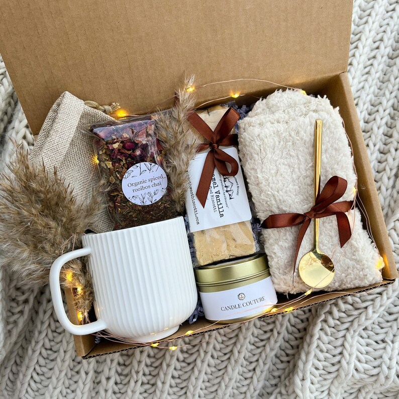 Personalized Gift Box Gift For Her Fall gift box Hygge image 1