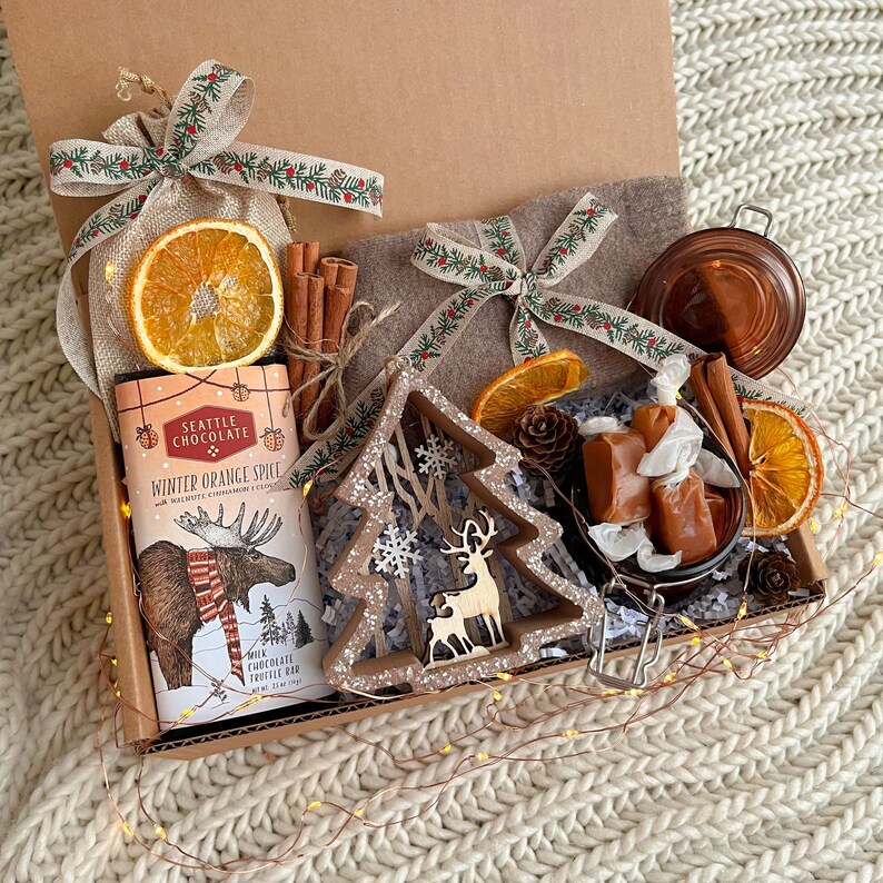 Winter Gift Basket Warm Gift Hygge Gift Gift Box Idea Etsy