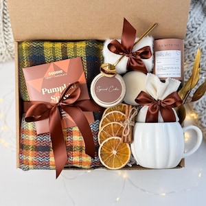 Fall Gift Box, Get Well Soon Care Package, Autumn Box Women, Hygge Basket