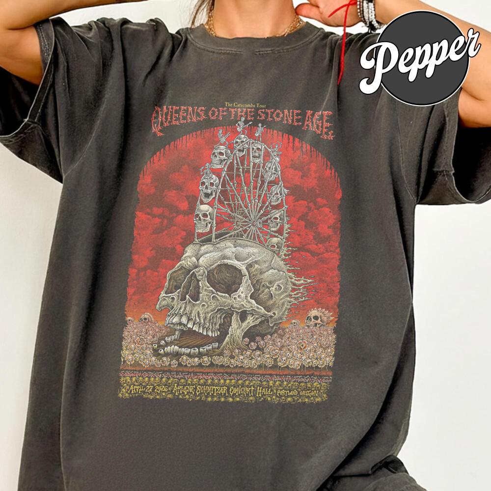 Queens of the stone age t shirt - Etsy 日本