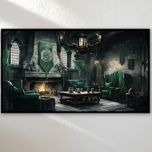 Samsung Frame TV Art | Frame TV Art 4K | The Common Room TV Art | Magic World Tv Wallpaper | Instant Digital Download | 16:9