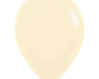 Sempertex Pastel Matte Yellow - Professional Latex Balloons