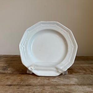 Antique T&R Boote Ironstone 7" Bread Plate Burslem England c.1851 Registration Diamond Dessert