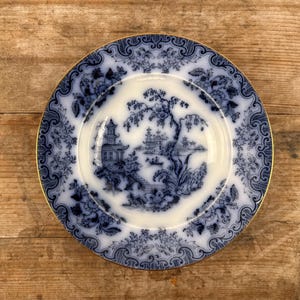 イギリスアンティーク　Furnivals fleur de lys オーバル皿 イギリスアンティーク Furnivals fleur de lys オーバル皿