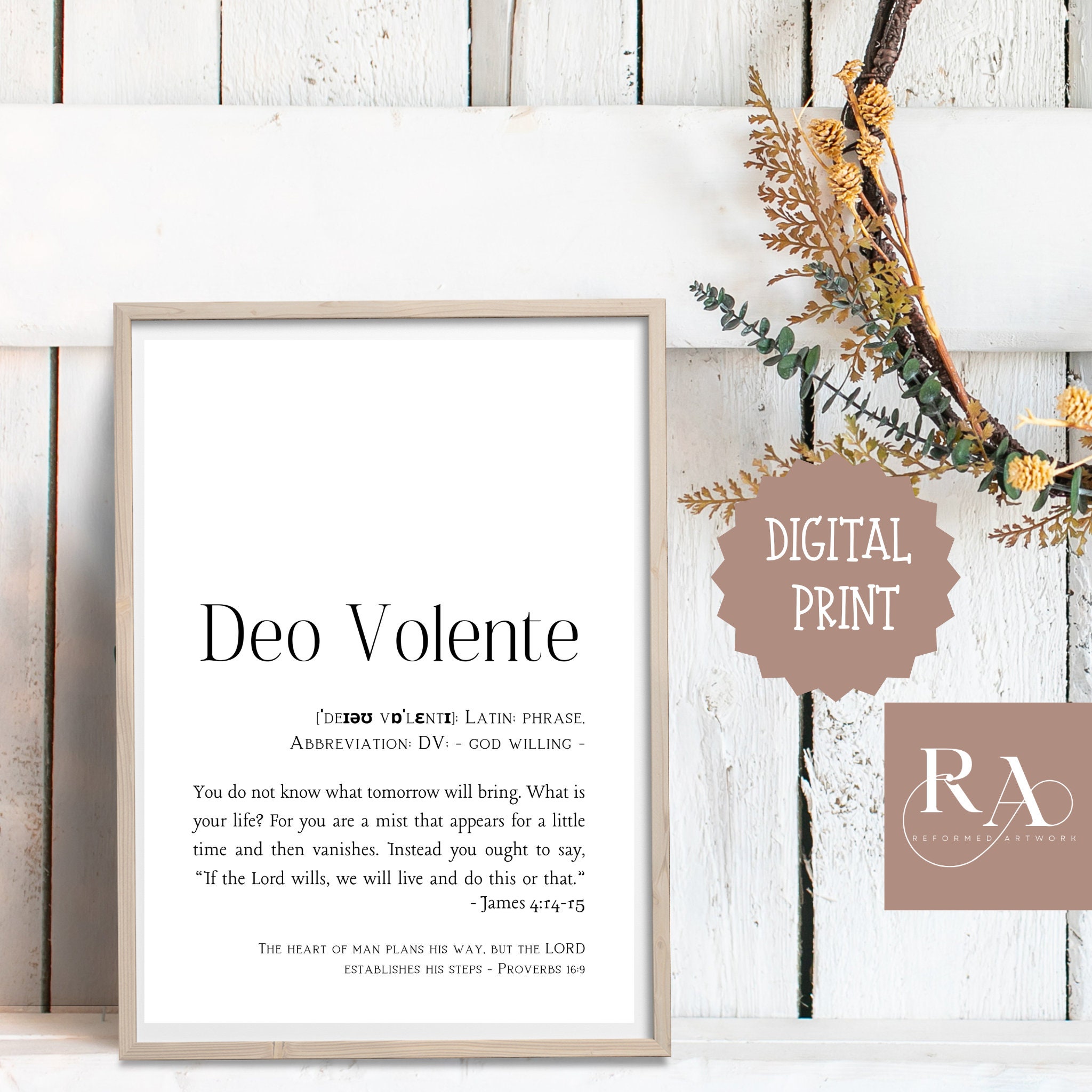 Deo Volente God Willing Latin Bible Definition James 41415 Proverbs
