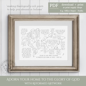 Missionar Karte Missionar Bibel Vers Gehen Sie Schüler aller Völker Predigen Das Evangelium Jede Nation Stamm Zunge Wie schön sind Die Füße