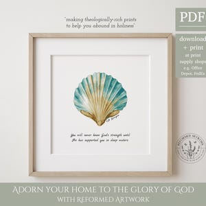 Descargas digitales de citas de Charles Spurgeon, arte mural de teología reformada, regalo bautista reformado, tarjeta de aliento cristiano, Biblia de aguas profundas