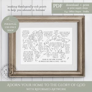 Missionary Map Missionary Bible Verse Go Make Disciple of All Nations Preach The Gospel Every Nation Tribe Tongue How Beautiful Are The Feet