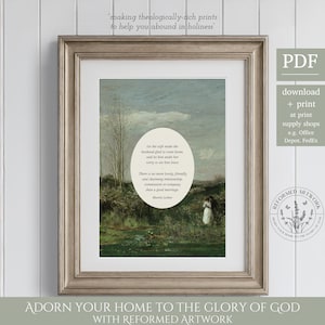 Martin Luther Marriage Quote Let the Wife Let the Husband Let the Wife Make the Husband Glad Christian Marriage Reformed Artwork Printable