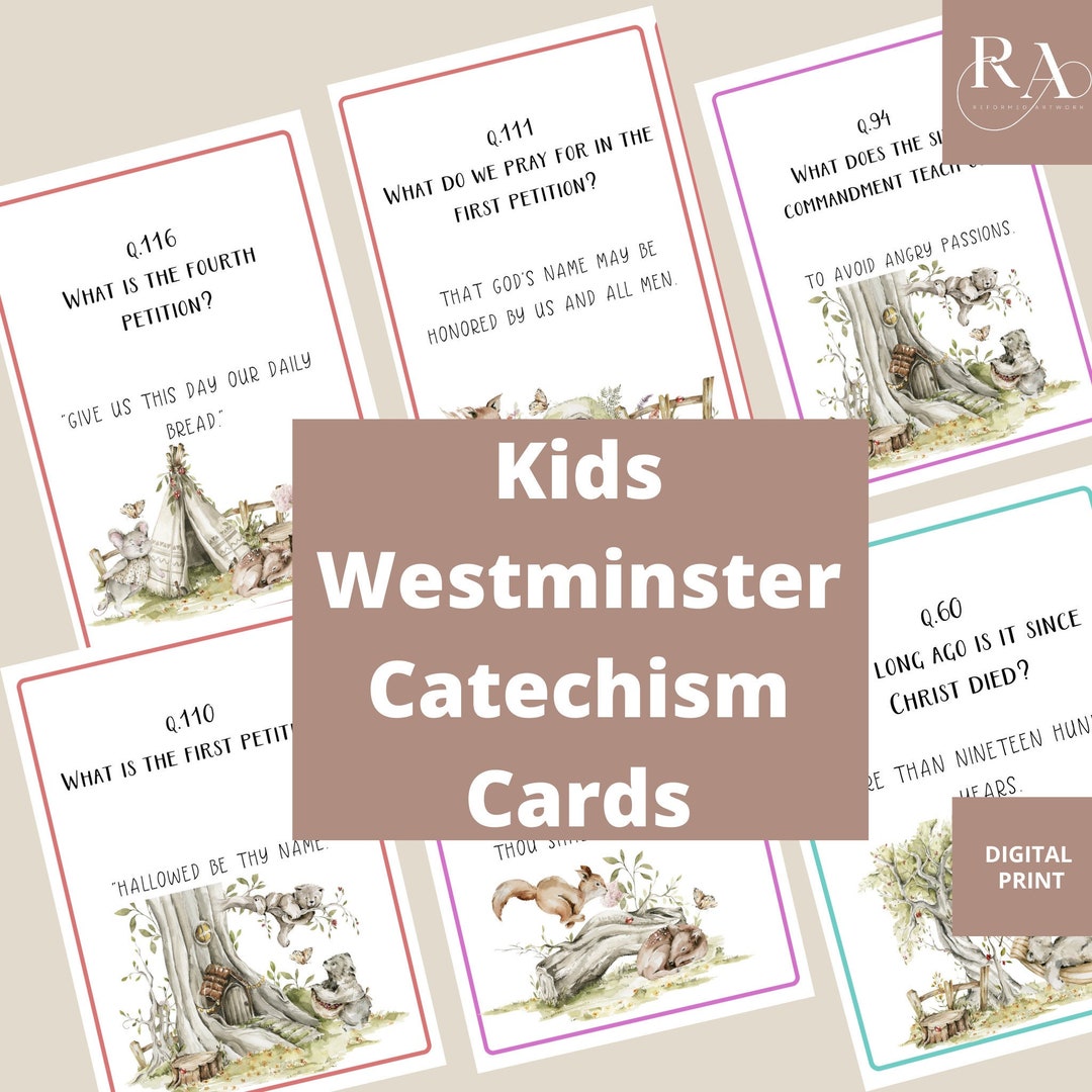 Kids Westminster Shorter Catechism Confession of Faith - Etsy