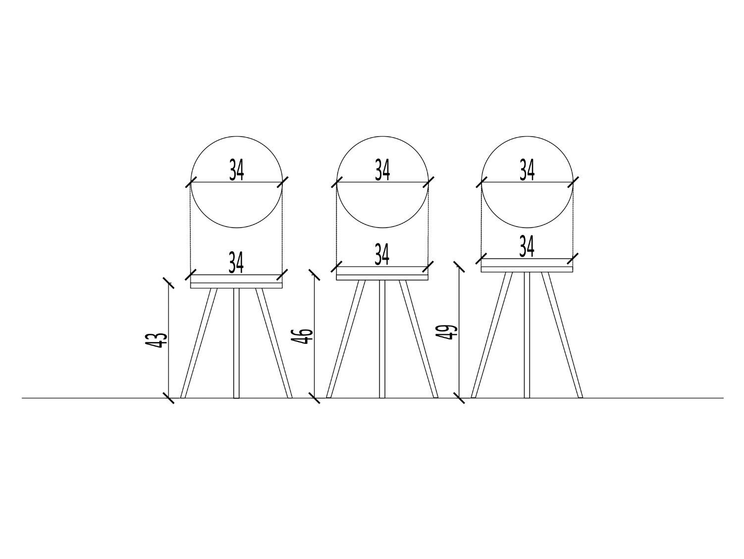 UV Printing Wooden Nesting Table, Set of 3 Modern Nesting Table, Rustic