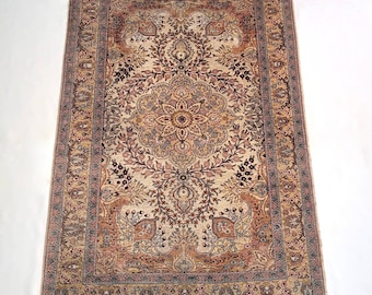 Old Turkish silk carpet Kayseri 157 x 108 cm Silk Seda Hereke