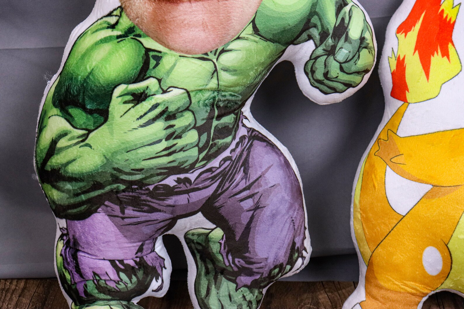 Custom Face Pillow With Funny Human Head Personalized Photo Etsy