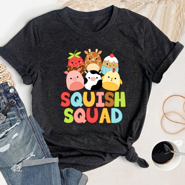 Squish Squad Birthday Girl Shirt, Cute Squishmallow Shirt, Squishmallow Birthday Girl Shirt, Birthday Girl Shirt, Squishmallow Girl