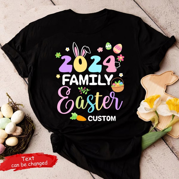 Camisa familiar de Pascua 2024, camisa de Pascua 2024, camisa de conejito de Pascua, camisa de Pascua familiar 2024, camisa para niños de Pascua