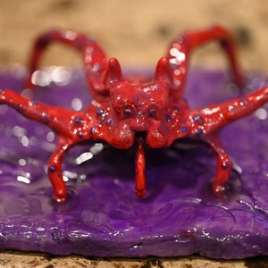 Spider Dog Alien Sci-Fi Horror Mimic Creature 3d Sculpture and Resin Print