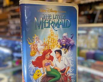 Walt Disney The Little Mermaid 913 VHS Rare Vintage Black Diamond