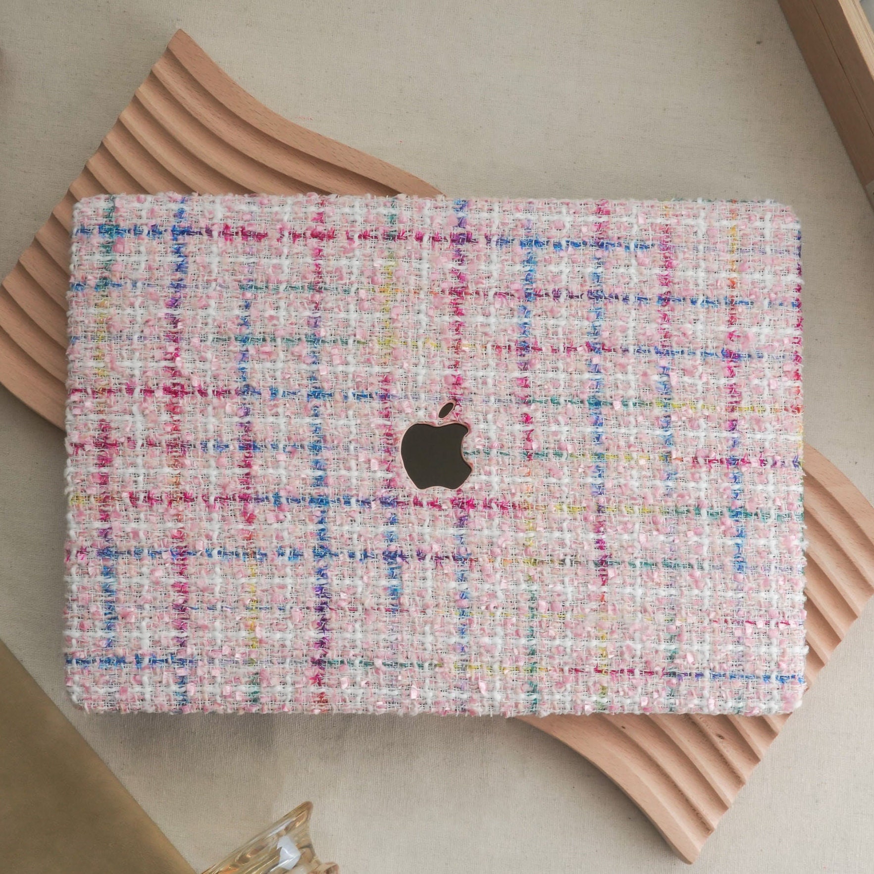 Pink Plain Weave Fancy Yarn MacBook Case MacBook Pro 13M1 - Etsy