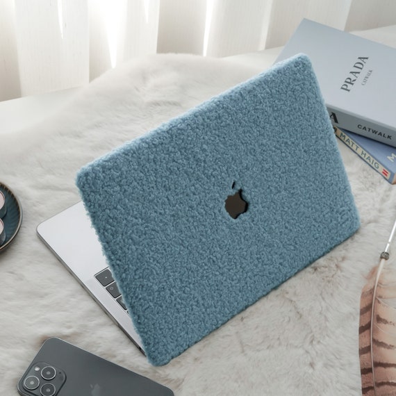 Sea Foam Fluffy Teddy MacBook Case Pro 13M1 MacBook Pro 14 Inch 15