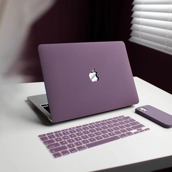 Coque art moderne violette pour MacBook Pro 13M1 14 15 16 MacBook Air Retina 13 M2 pouces Touch Bar pour ordinateur portable MacBook 11/12 pouces