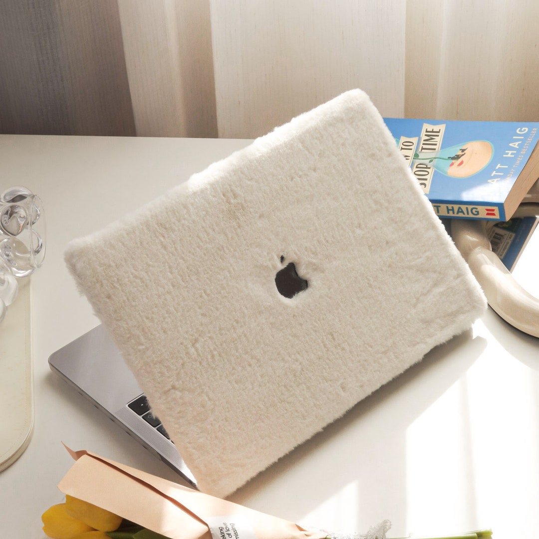 Beige Rabbit Plush Case MacBook Pro 13 M1 MacBook Pro 14 Inch 15 16 ...