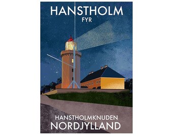 Hanstholm Lighthouse, Jutland, Denmark