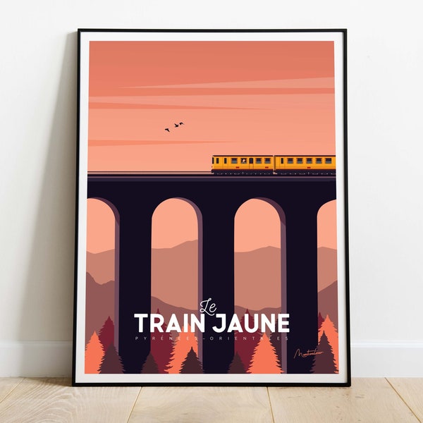 Affiche du Train jaune