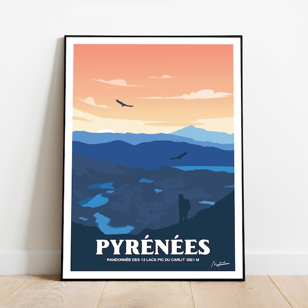 Affiche des Pyrénées