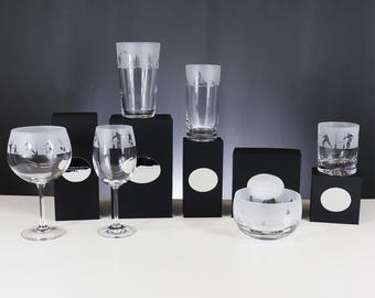 Personalised Football Glasses - Various Glasses | Gift for Soccer Fans | Engraved | Premier League